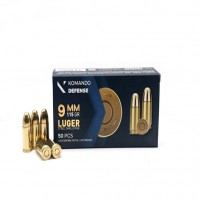 Bulk Komando Brass Plated Steel Case FMJ Ammo