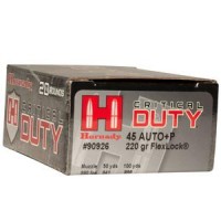 Hornady Critical Duty FlexLock +P Ammo