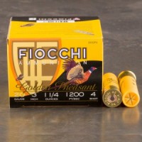 Fiocchi Golden Pheasant Nickel Plated Lead 1-1/4oz Ammo