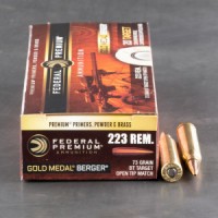 Federal Gold Medal Berger HPBT Ammo