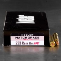 Nosler Match Grade Custom Competition HPBT Ammo