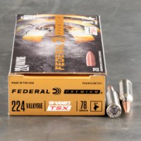 224 Valkyrie Ammo - Federal Barnes Ammo TSX Federal Barnes TSX Ammo
