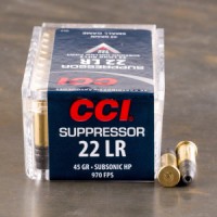 CCI Suppressor LHP Ammo