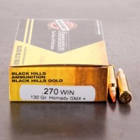 Black Hills Gold Hornady GMX Ammo