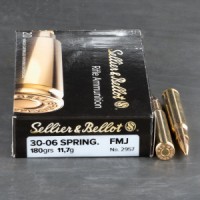 30-06 Ammo - Sellier & Bellot Ammo FMJ Sellier & Bellot FMJ Ammo