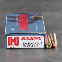 Hornady Subsonic Sub-X Ammo