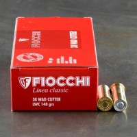 Fiocchi Lead Wadcutter Ammo