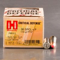 Hornady Critical Defense FTX +P Ammo