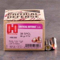 Hornady Critical Lite Defense FTX Ammo