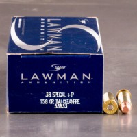 Bulk Speer Lawman Clean-Fire TMJ +P Ammo