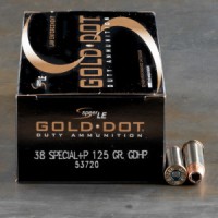 Speer LE Gold Dot JHP +P Ammo