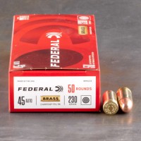 45 ACP/Auto Ammo - Federal Champion RN Ammo FMJ Federal Champion RN FMJ Ammo