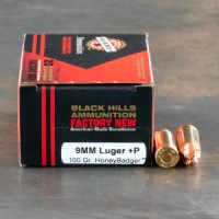 Bulk Black Hills HoneyBadger +P Ammo