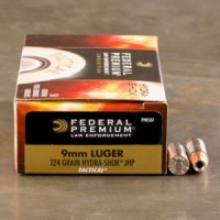 Bulk Federal Premium Law Enforcement Hydra-Shok JHP Ammo