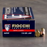 Bulk Fiocchi JHP Ammo