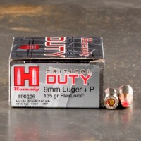 Hornady Critical Duty FlexLock HP +P Ammo