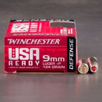 Winchester USA Ready Defense JHP +P Ammo