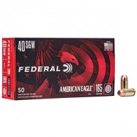 40 S&W Ammo - Federal American Eagle Ammo FMJ Federal American Eagle FMJ Ammo