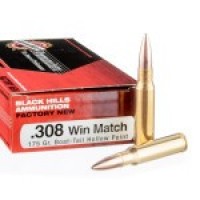 Ammo Black Hills Match HPBT Ammo