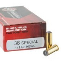 Ammo Black Hills Hollow Back Wadcutter HBWC Ammo