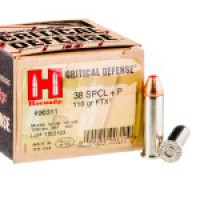 Ammo Hornady Critical Defense JHP +P Ammo