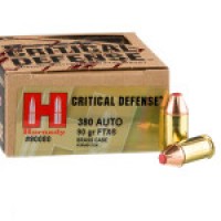 Ammo Hornady Critical Defense JHP Ammo