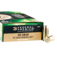 40 S&W Ammo - Bulk Ammo Federal BallistiClean RHT Frangible Bulk Federal BallistiClean RHT Frangible Ammo