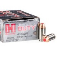 Ammo Hornady Critical Duty JHP Ammo