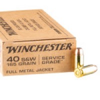 40 S&W Ammo - Ammo Winchester Service Grade FMJ Ammo Winchester Service Grade FMJ Ammo