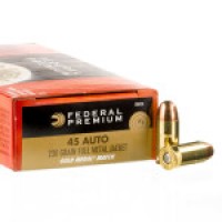 Ammo Federal Gold Medal Match FMJ Ammo