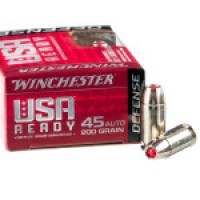 Ammo Winchester USA Ready Defense JHP Ammo