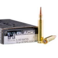 Ammo Hornady BLACK InterLock HD SBR Ammo