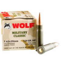 Bulk Wolf Military Classic HP Ammo