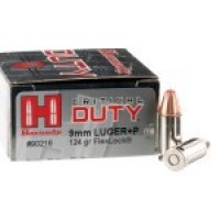 Ammo Hornady Critical Duty JHP +P Ammo