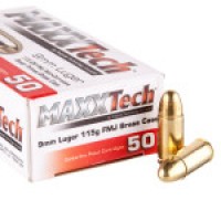 Bulk MAXXTech Brass FMJ Ammo