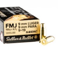 Ammo Sellier & Bellot Subsonic FMJ Ammo