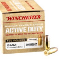 Ammo Winchester Active Duty FMJ Ammo