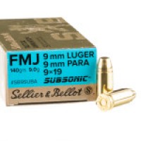 Subsonic Sellier & Bellot FMJ Ammo