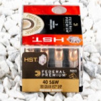 Federal HST Jacketed Hollow-Point Smith & Wesson JHP Ammo