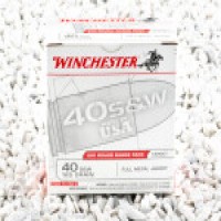 40 S&W Ammo - Winchester USA FMJ Winchester USA FMJ Ammo