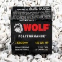 Bulk WOLF WPA Polyformance HP Ammo