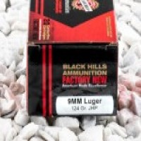 Black Hills Jacketed Hollow-Point Luger JHP Ammo