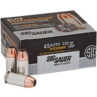 SIG Sauer Elite Performance V-Crown Projectile JHP Ammo