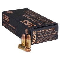 SIG Sauer Elite Performance Luger FMJ Ammo