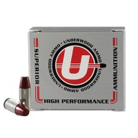 Underwood Luger Hard Cast Flat Nose +P Ammo