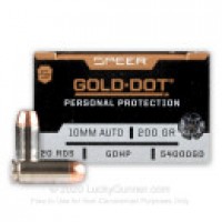 Speer Gold Dot JHP Ammo