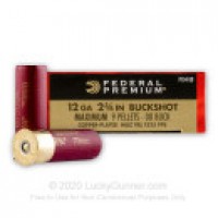 Copper Plated Federal Vital-Shok Buck 1-1/8oz Ammo