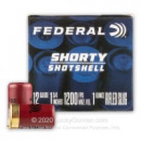 Rifled Federal Shorty 1oz Ammo