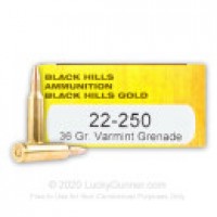 Varmint Grenade Black Hills Gold HP Ammo