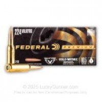 224 Valkyrie Ammo - Gold Medal Berger Federal Gold Medal Berger Federal Ammo